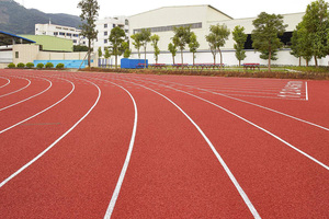 珠海市第十三中学400米混合全塑型标准跑